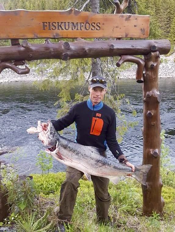 Sesongens største laks i Namsen hittil